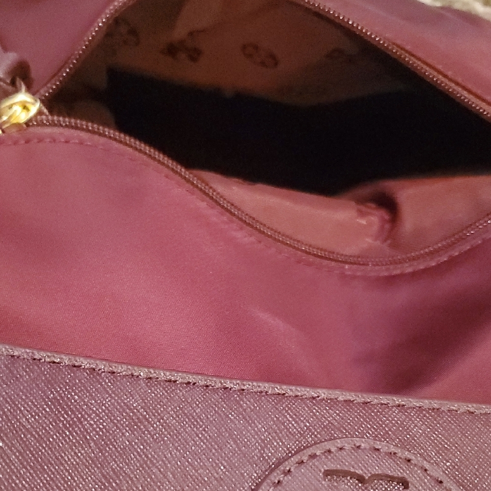 Tory Burch Burgandy Nylon Backpack - Picture 12 of 12